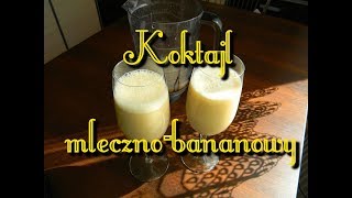 Sycący koktajl mleczno bananowy z miodem [upl. by Nojed]