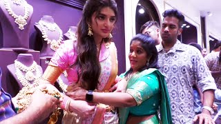 Actress Sreeleela  CMR Shopping Mall Opening In Hyderabad  Manastars [upl. by Anytsyrk]