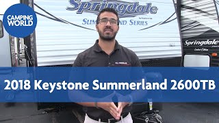 2018 Keystone Summerland 2600TB  Travel Trailer  Kona  RV Review [upl. by Kooima585]