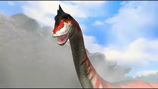 Therizinosaurus vs Alamosaurus talking version [upl. by Hurley]