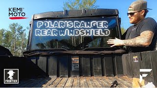 Polaris Ranger XP 1000Kemimoto Rear Windshield [upl. by Lemay87]