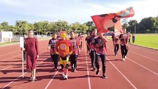 Kejohanan Sukan Tahunan SMK Mukah Acara Perbarisan dan Persembahan Setiap Rumah Sukan [upl. by Birdella812]