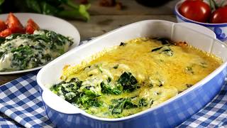 Recette  Gratin dépinards au parmesan [upl. by Eerbua285]