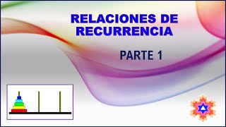 Relaciones de recurrencia parte 1 [upl. by Ahteres613]