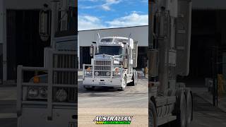 Kenworth T909 leaving warehouse [upl. by Hermes]