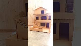 Has made a beautiful cardboard bungalowhome [upl. by Delphine]