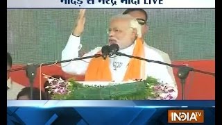 Modi addressing rally in Nanded Maharashtra [upl. by Nnayllehs]