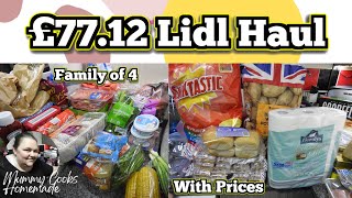 £7712 Lidl Haul  Price  Family for 4  Nov 2023 [upl. by Cutlip]