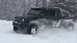 Mercedes GClass WAGON Best Snow Ice Compilation [upl. by Sorce77]