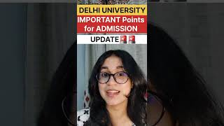 CUET 2024 🔥 Important points to get admission in DU  Delhi university admission process 2024 [upl. by Ahsikym848]