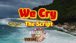 We Cry  The Script  Karaoke  Videoke [upl. by Musetta]