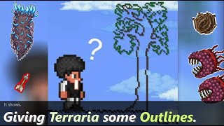 Giving Terraria an outline ─ More visibility  Better [upl. by Ekard165]