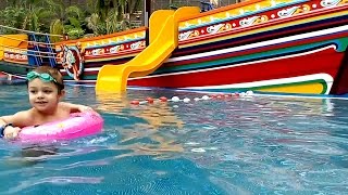 Water park fun for kids Video from KIDS TOYS CHANNEL [upl. by Eibo]