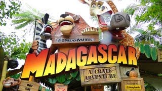 Universal Studios Singapore Madagascar Full Ride HD [upl. by Eilram362]