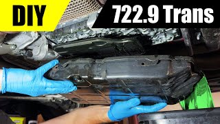 Mercedes Transmission Oil Service DIY  7229  7Speed Auto [upl. by Noryb]