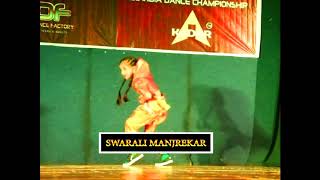 Swarali Manjrekar1st place Kadar dance championship 2  apsara aali choreo NIKHILS DANCE ACADEMY [upl. by Cammi]