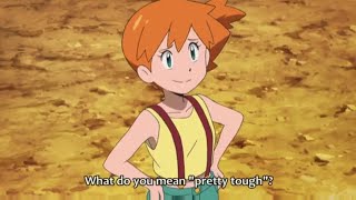 Ash indirectly calls misty cute  pokeshipping moment [upl. by Luise]