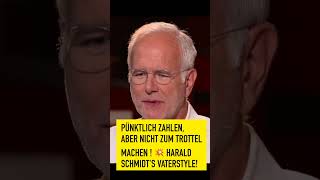 HARALD SCHMIDT PÜNKTLICH ZAHLEN ABER KEIN FAMILIENTROTTEL 💸 [upl. by Nissy]