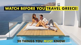 20 MUST know Greece Travel Tips  WATCH BEFORE YOU GO [upl. by Attirehs]