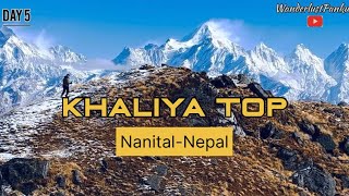 Khaliya top  Winter Travel Vlogg  ChandigarhMunsiyariDarchula Nepal Kumaon RegionJan23 [upl. by Brnaba]