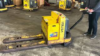 6000 Lb Hyster W60Z Electric Pallet Jack  Lift [upl. by Yneffit]