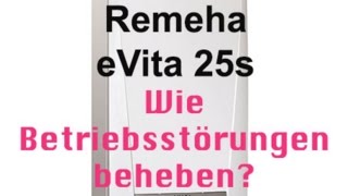 EW Energy World GmbH  Remeha eVita 25s  wie Betriebsstörung beheben [upl. by Yemaj712]