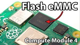 How to flash the eMMC on a Raspberry Pi Compute Module 4 [upl. by Aropizt]