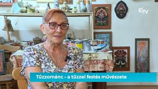 Tűzzománc – a tűzzel festés művészetéről a Mozaikban [upl. by Sirromaj]