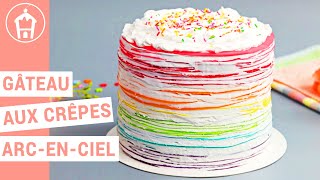 Gâteau De Crêpe Arcenciel 🌈 Trop Beau  Maison Des Desserts [upl. by Laughton373]