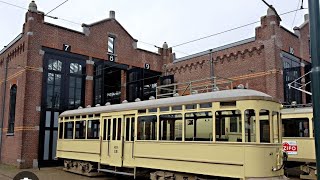 Netherland The Hauge city Public TransportOld TrainsMetro traintrams or buses  Museum [upl. by Sina]