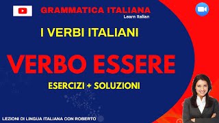 Verbo essere Esercizi con soluzioni Modo Indicativo Tempo Presente [upl. by Keifer]