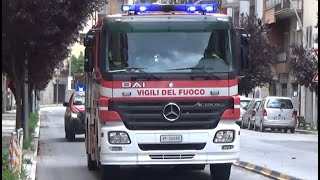 SPARE APS Actros  CAAIB Dmax VVF Rende  ABP Man VVF Cosenza in emergenza  Italian fire dept [upl. by Correy890]