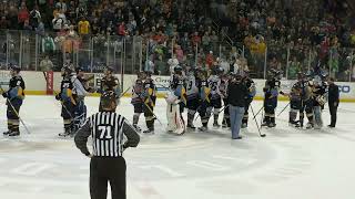 Toledo Walleye clinch the division April 2017 [upl. by Funk371]