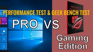 Windows 10 Pro Vs Windows 10 Gamer Edition [upl. by Rehtul155]