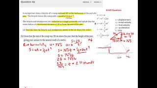 Year 2 Mechanics Chapter 6 projectiles exam questions part 1 [upl. by Shalna52]