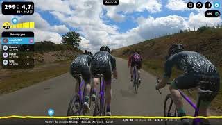 🚴‍♂️ROUVY  🚴‍♂️Tour de France Contrelamontre Change  Espace Mayenne  Laval🚵‍♀️ [upl. by Enelyaj]