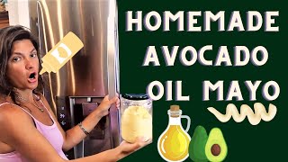 How To Make Homemade Avocado Oil Mayonnaise 🥑 [upl. by Uzzial]