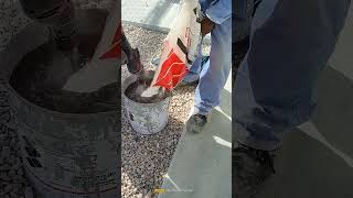 Grout mixing grouting construction [upl. by Airbmac]