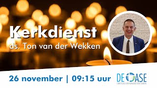 Kerkdienst Eeuwigheidszondag 26 november  De Christelijke Gereformeerde Kerk Dokkum [upl. by Angadreme]