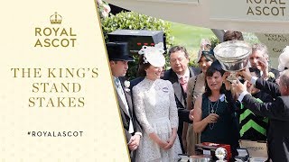 The Duke amp Duchess Of Cambridge Present The Winning Trophies  The Kings Stand Stakes  Royal Ascot [upl. by Knipe]