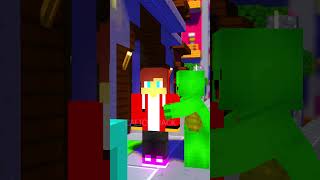 JJ and Mikey Find Herobrine in Minecraft  MAIZEN shorts [upl. by Atirb]