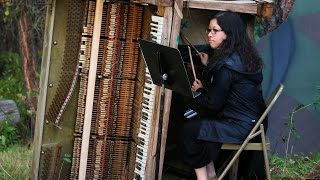 Paul Wiancko  Busy Signals for 10 decomposing pianos Methow Valley Chamber Music Festival [upl. by Ahsenauq]