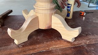 Wooden Swivel Chair Building Guide Surprising Woodworking Ideas [upl. by Toinette]