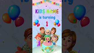 Cocomelon Birthday Party Invitation Video  Customizable Cocomelon Birthday Invitation  VG 2066 [upl. by Acinnad352]