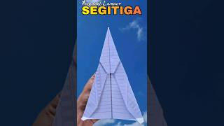 Membuat Origami Pesawat Luncur Segitiga pesawatkertas flyngnotebook zonakertas origami [upl. by Ober]