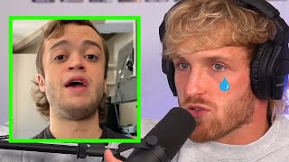 LOGAN PAULS EMOTIONAL RESPONSE TO DWARF MAMBAS THANK YOU VIDEO [upl. by Nnalyrehc]