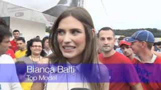 Zone TV 12 Bianca Balti allo Stand Tim [upl. by Ocirderf537]