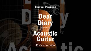 Maia Estianty  Dear Diary  Karaoke Female Key Acoustic Version shorts shortsvideo [upl. by Adlaremse78]