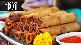 How To Make Homemade Lumpia [upl. by Llehcor]