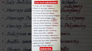 one word substitution👌shortsyoutubeshortsvocabularylearnenglish [upl. by Atirehgram230]